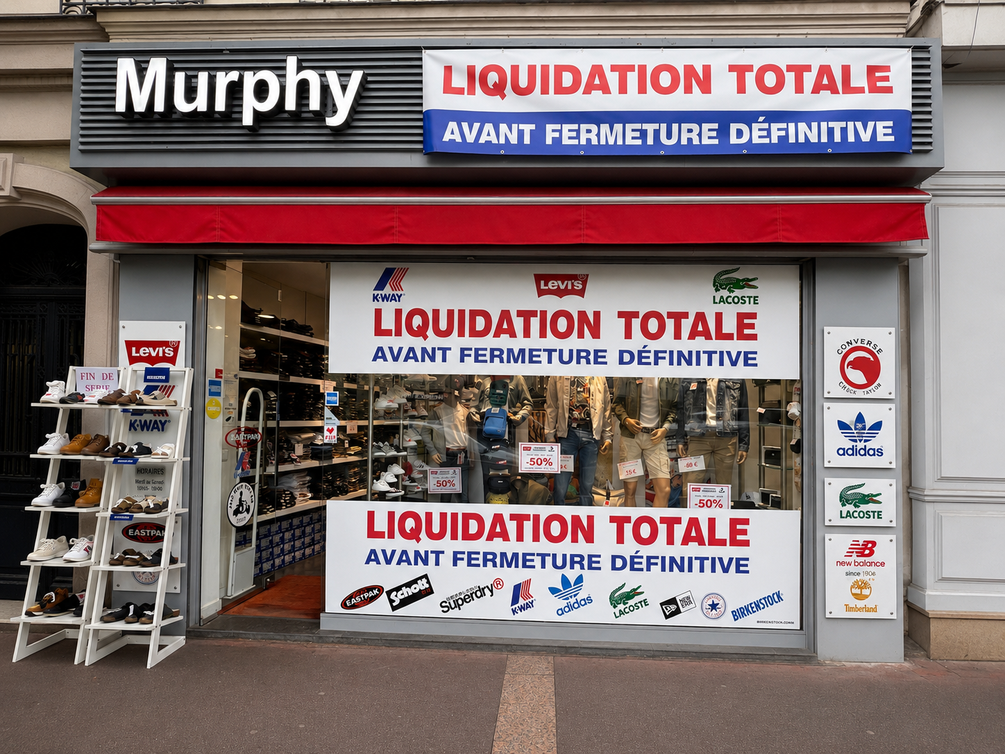 Liquidation totale chez Murphy